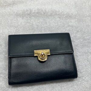 Givenchy blue leather wallet
